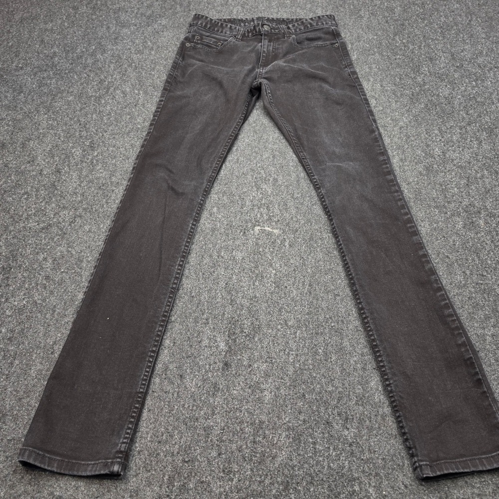 Boy London Jeans Mens 29 Black Slim Straight Eagle Logo Streetwear Denim
